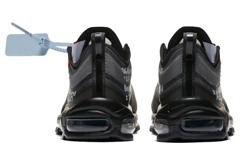 Nike Off-White x Air Max 97 'Black' Black/Cone-Black-White AJ4585-001 sneakmarks
