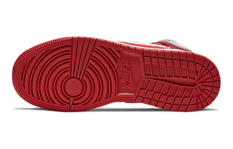 Air Jordan 1 Mid SE GS 'Gym Red' Gym Red/Pink Foam/Dark Beetroot/White AV5174-600