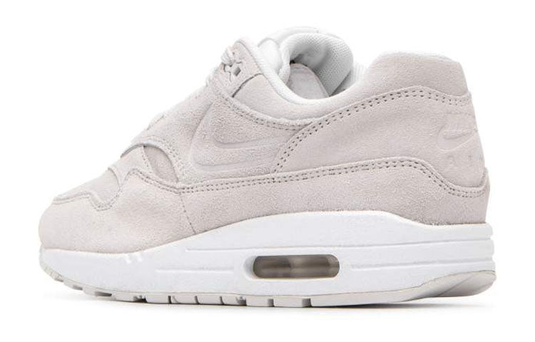 Nike Womens Air Max 1 Premium 'Summit White' Summit White/Summit White/Platinum Tint 454746-111 KICKSOVER