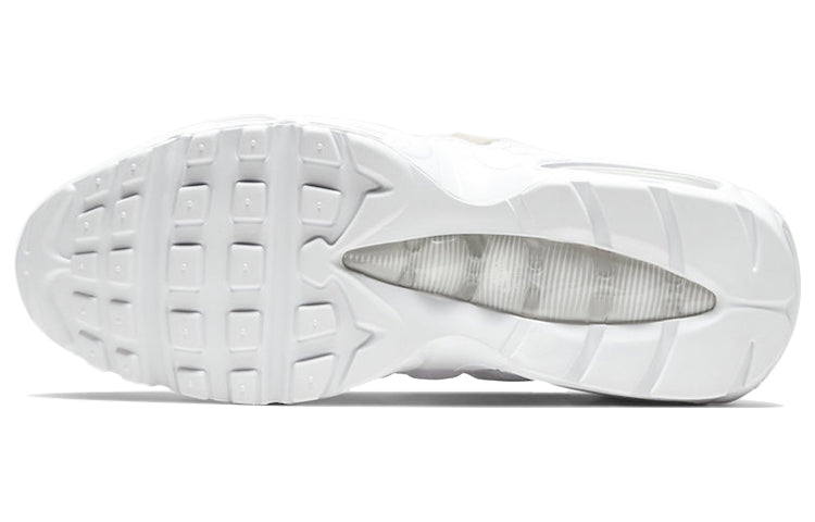 Nike Air Max 95 Triple White White/Grey Fog/White CT1268-100 sneakmarks