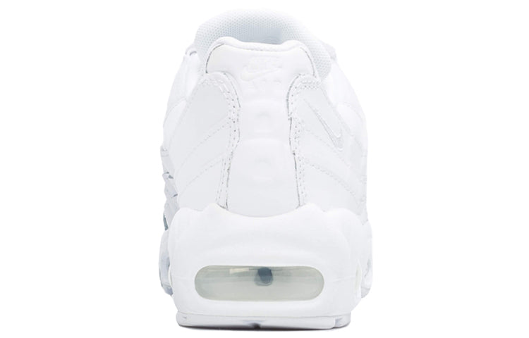 Nike Womens Air Max 95 'Triple White' White/White-White 307960-108 sneakmarks
