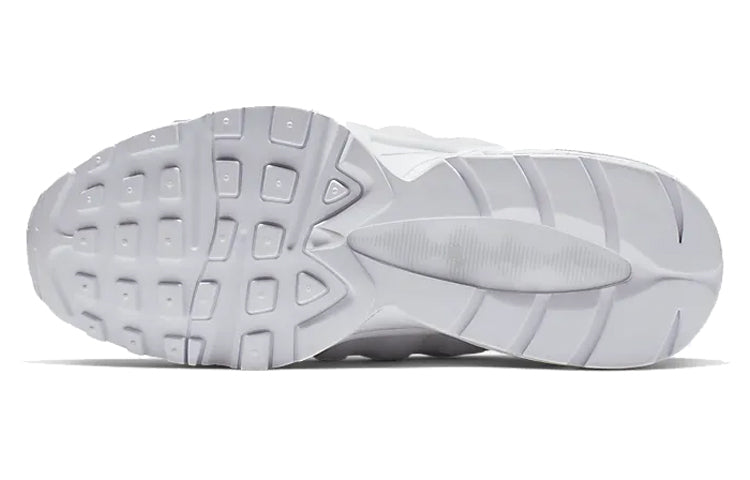 Nike Air Max 95 GS 'White Metallic Silver' White/Metallic Silver-Pure Platinum-White 905348-104 sneakmarks