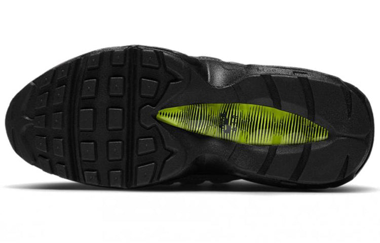 Nike Air Max 95 OG GS 'Neon' 2020 Black/Neon Yellow/Light Graphite CZ0910-001 sneakmarks