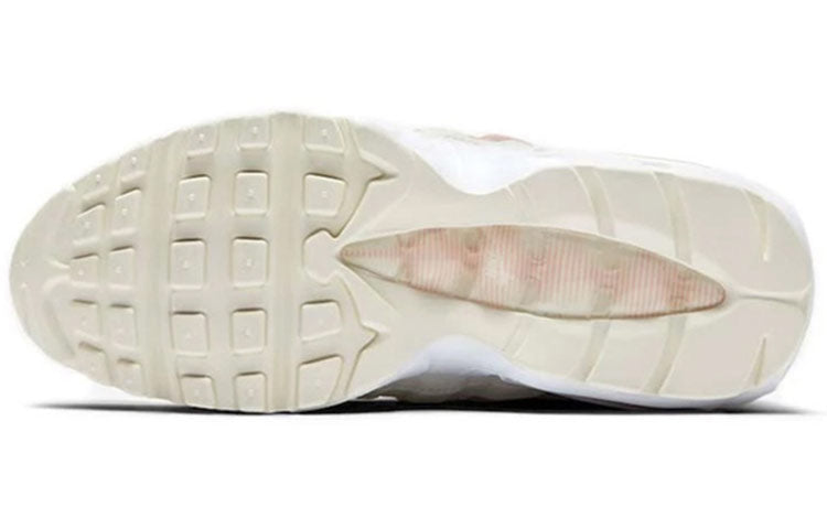 Nike Womens Air Max 95 'Bleached Coral' Sail/White-Bleached Coral 307960-116 sneakmarks