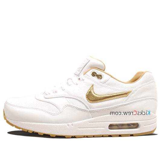 Nike Air Max 1 FB Woven White Metallic Gold 616315-102 KICKSOVER