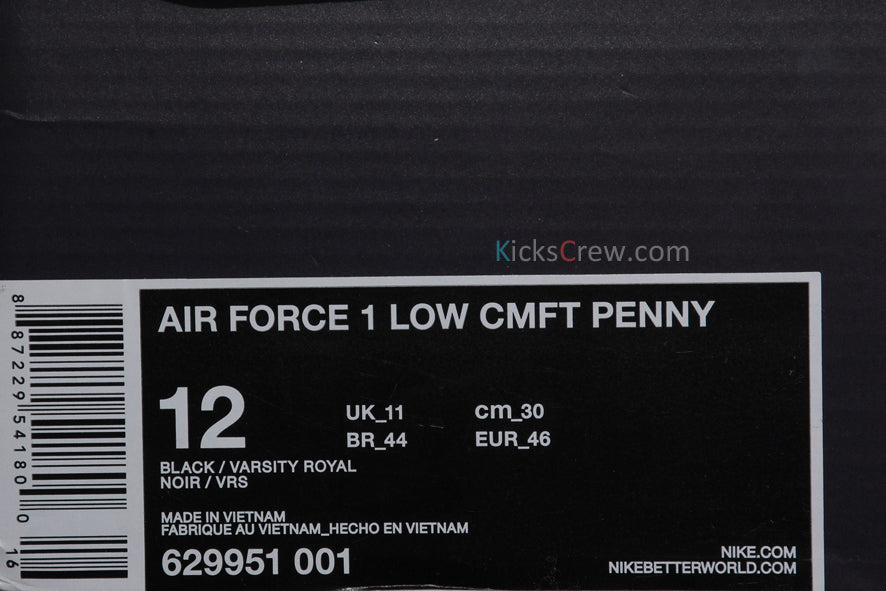 Nike Air Force 1 Low CMFT Penny 629951-001 KICKSOVER