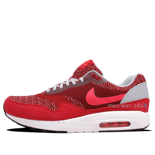 Nike Air Max 1 Jacquard Gym Red Laser Crimson 644153-600 KICKSOVER