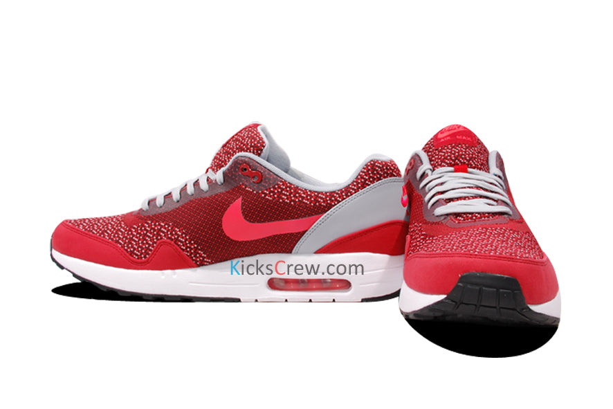 Nike Air Max 1 Jacquard Gym Red Laser Crimson 644153-600 KICKSOVER