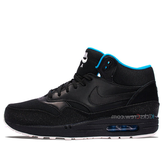 Nike Air Max 1 Mid FB Black Neo Turquoise 685192-002 KICKSOVER
