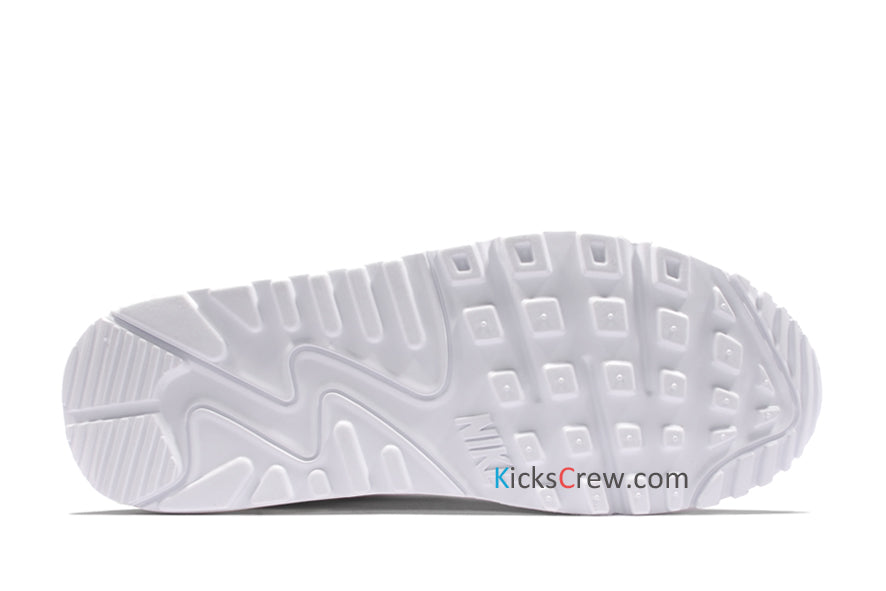 Nike Air Max 90 LTR Leather GS White Cool Grey 724821-100 KICKSOVER