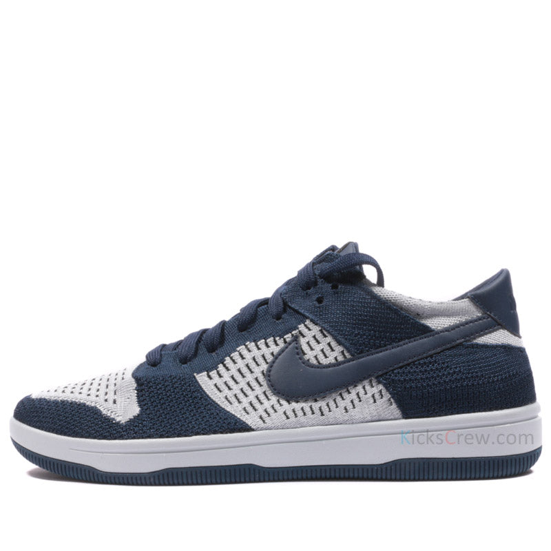 Nike Dunk Low Flyknit College Navy 917746-400 sneakmarks