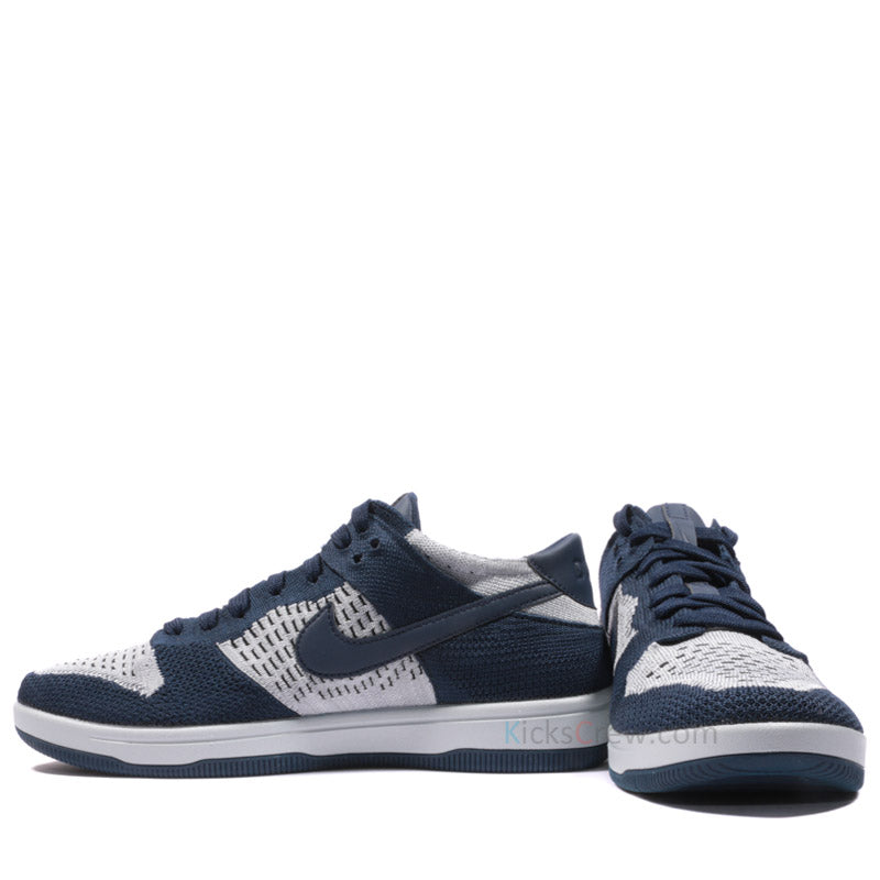 Nike Dunk Low Flyknit College Navy 917746-400 sneakmarks