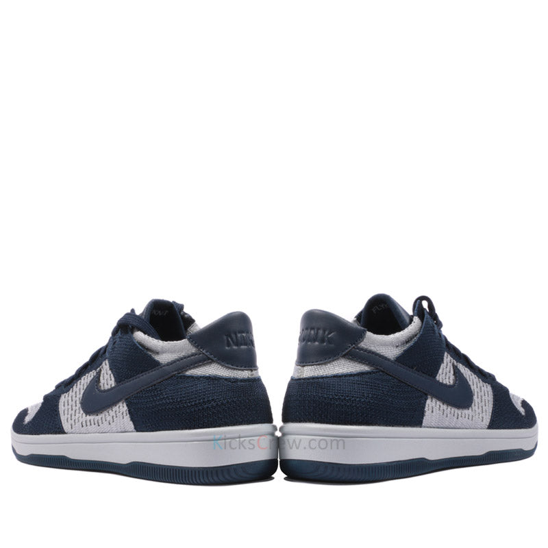 Nike Dunk Low Flyknit College Navy 917746-400 sneakmarks