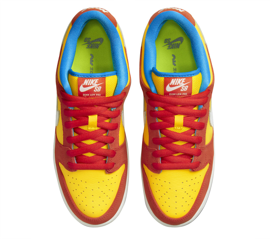 NIKE SB DUNK LOW PRO BART SIMPSON BQ6817-602 sneakmarks