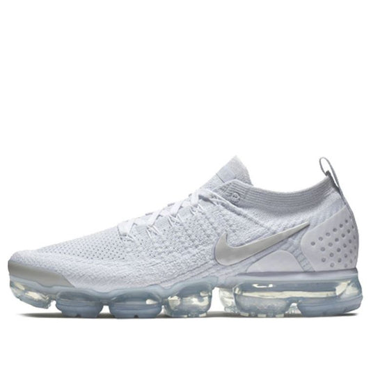 Nike Air VaporMax Flyknit 2 White Vast Grey 942842-105 KICKSOVER