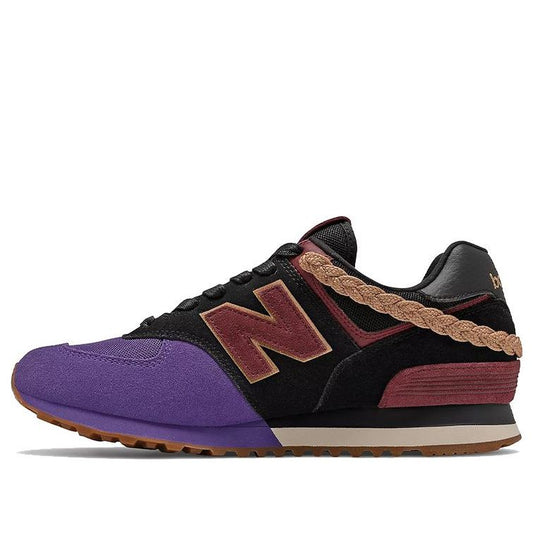 New Balance 574 'Black History Month' Black/Classic Burgundy U574LEV KICKSOVER