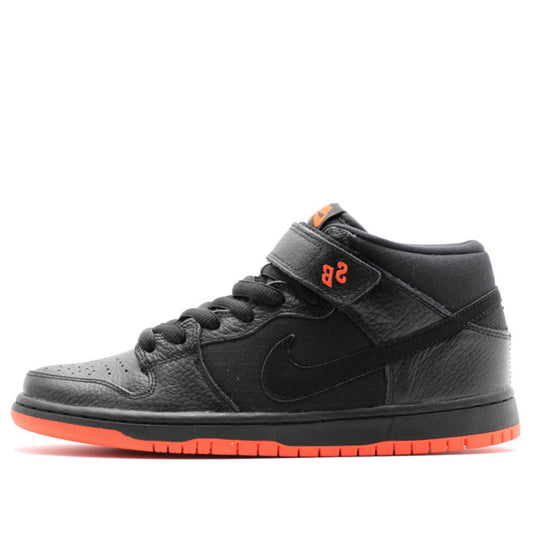 Nike Dunk Mid Pro SB Skateboard 'Halloween' Black/Black-Team Orange 314383-022 sneakmarks