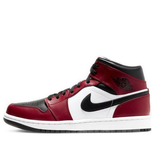 Air Jordan 1 Mid Chicago Black Toe 554724-069