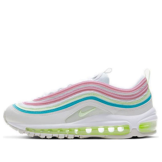 Nike Womens Air Max 97 'Easter' White/Barely Volt/Platinum Tint CW7017-100 KICKSOVER