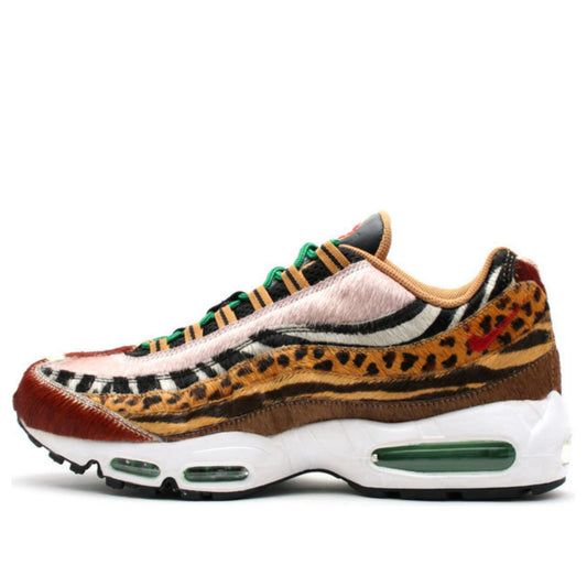 Nike Air Max 95 Supreme 'Animal Pack' Pony/Sport Red-Classic Green-Wheat 314993-261 sneakmarks