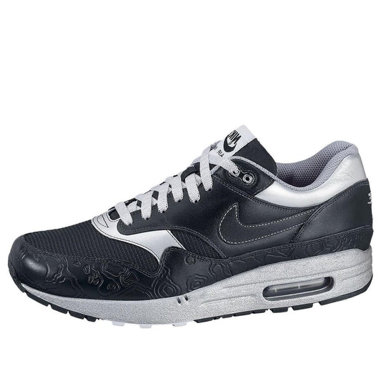 Nike Air Max 1 'Apollo Lunar Pack - Black' Black/Black/Metallic Silver/White 308866-004 KICKSOVER