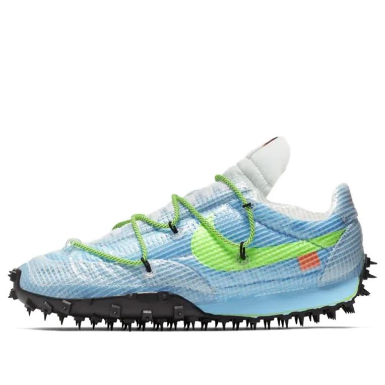 Nike Womens WMNS Waffle Racer SP Off-White - Vivid Sky CD8180-400 sneakmarks