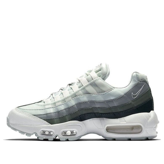 Nike Womens Air Max 95 'Clay Green' Barely Grey/Light Pumice-Clay Green 307960-013 sneakmarks