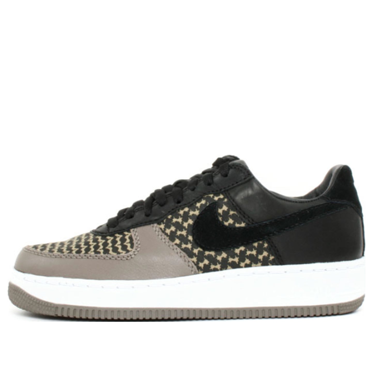 Nike Air Force 1 Low IO Premium 'Undefeated' Black/Black Green Bean-Olive Grey 313213-032 KICKSOVER