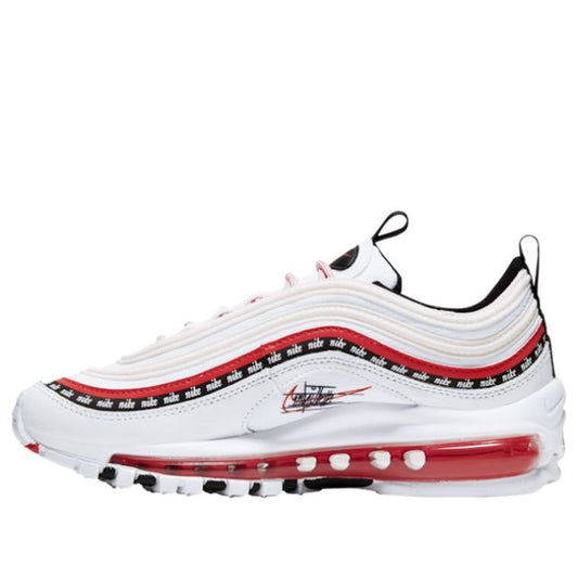 Nike Air Max 97 GS 'Script Swoosh' White/Habanero Red/Black CQ4817-100 KICKSOVER