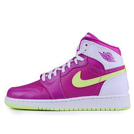 Air Jordan 1 Retro High GG 'Fuchsia Flash' Fuchsia Flash/Liquid Lime-White 332148-509