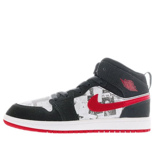 Air Jordan 1 Mid Newspaper Air Times BP BQ6932-061