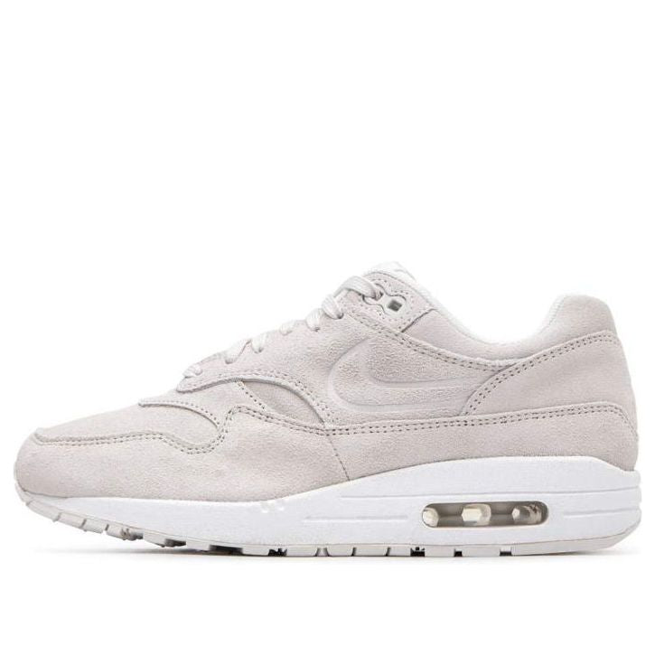 Nike Womens Air Max 1 Premium 'Summit White' Summit White/Summit White/Platinum Tint 454746-111 KICKSOVER