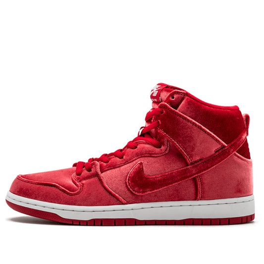 Nike SB Skateboard Dunk High Premium Red Velvet 313171-661 sneakmarks