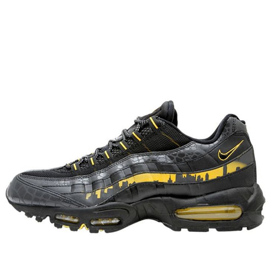 Nike Air Max 95 Premium 'Nyc Blackout' Black/Black-Varwsity Maize 330795-001 sneakmarks