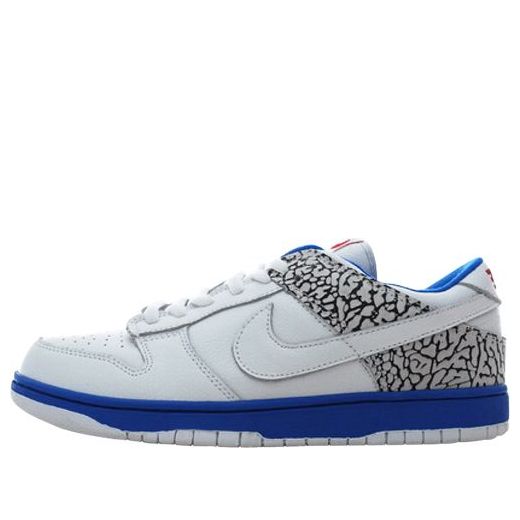 Nike Dunk Low Cl 'Jordan Pack' White/White-Medium Grey 304714-119 sneakmarks