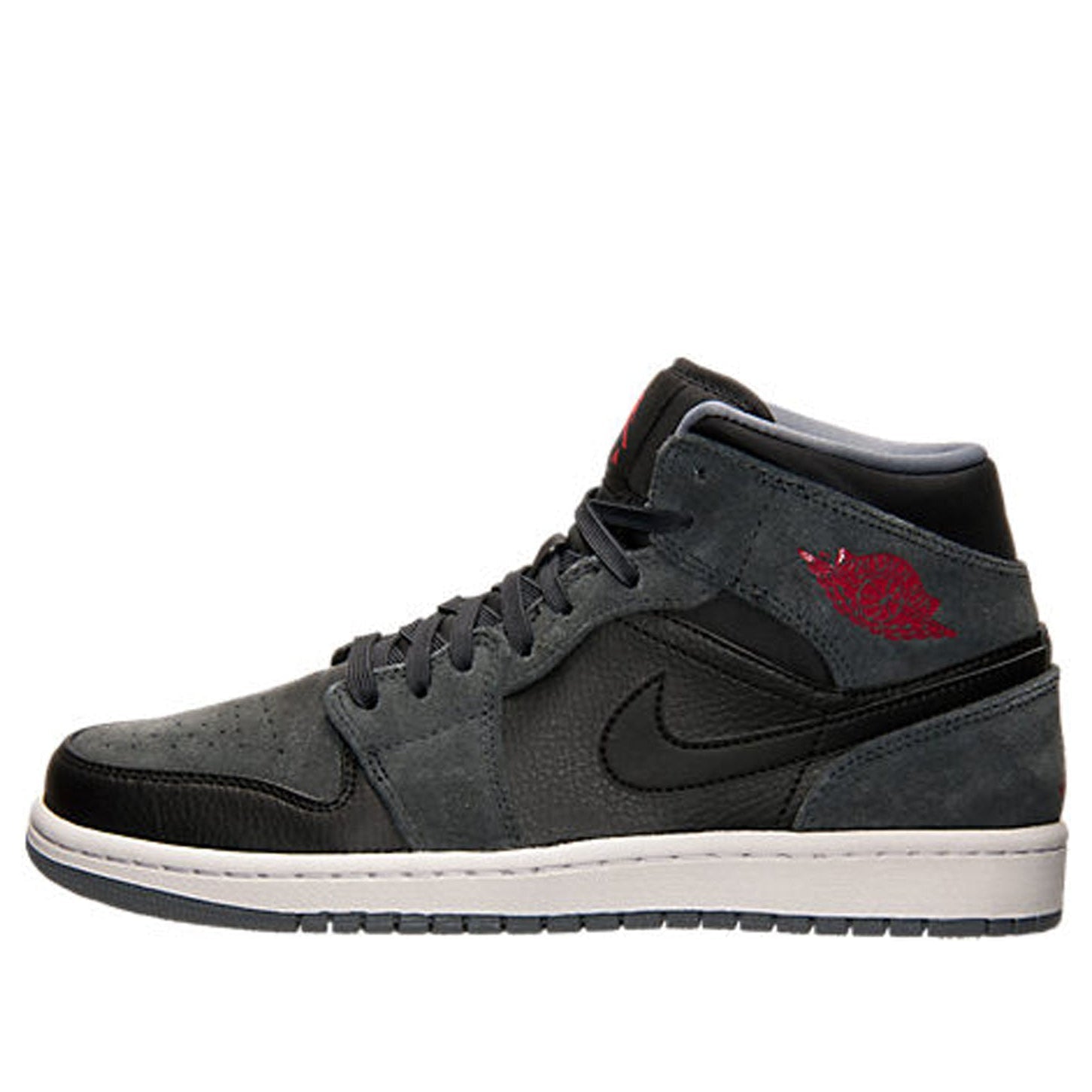 Air Jordan 1 Mid 'Anthracite' Black/Gym Red-Anthrct-Cl Gry 554724-018