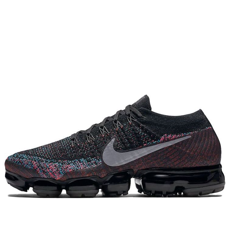 Nike Air VAPORMAX Flyknit Black/METALLIC SILVER-BLUE LAGOON 849558-015 KICKSOVER