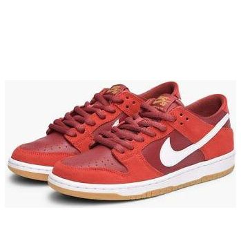 Nike Zoom Dunk Low Pro SB Skateboard 'Track Red' Track Red/White-Cedar 854866-616 sneakmarks