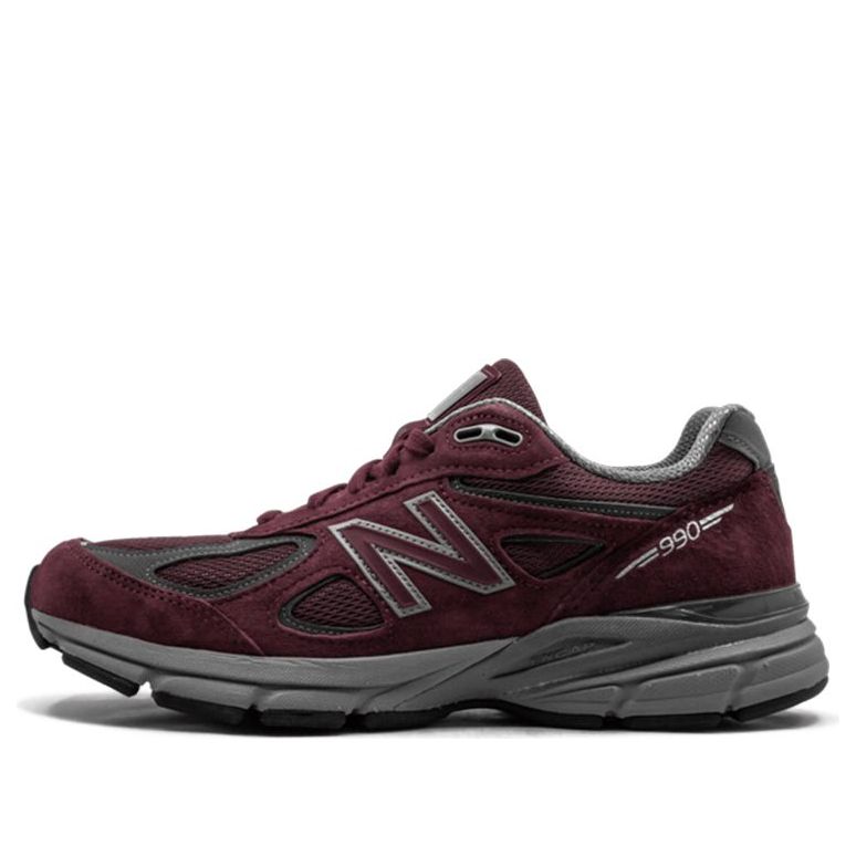 New Balance 990v4 Made In USA 'Burgundy' Burgundy/Grey M990BU4 KICKSOVER