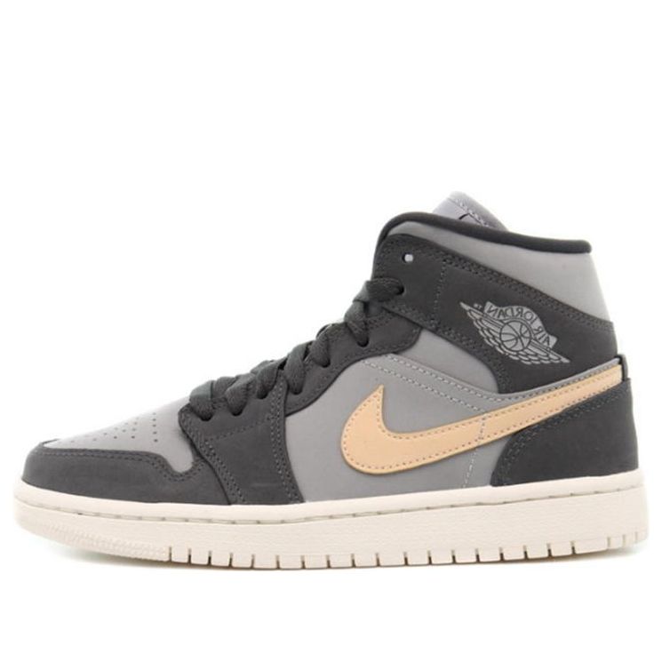 Womens WMNS Air Jordan 1 Mid Iron Grey Onyx BQ6472-020