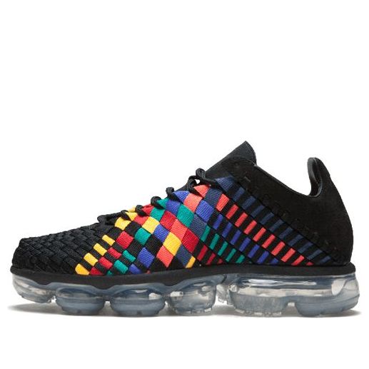 Nike Air VaporMax Inneva 'Rainbow' Black/Black-Glacier Blue-Laser Orange AO2447-001 KICKSOVER