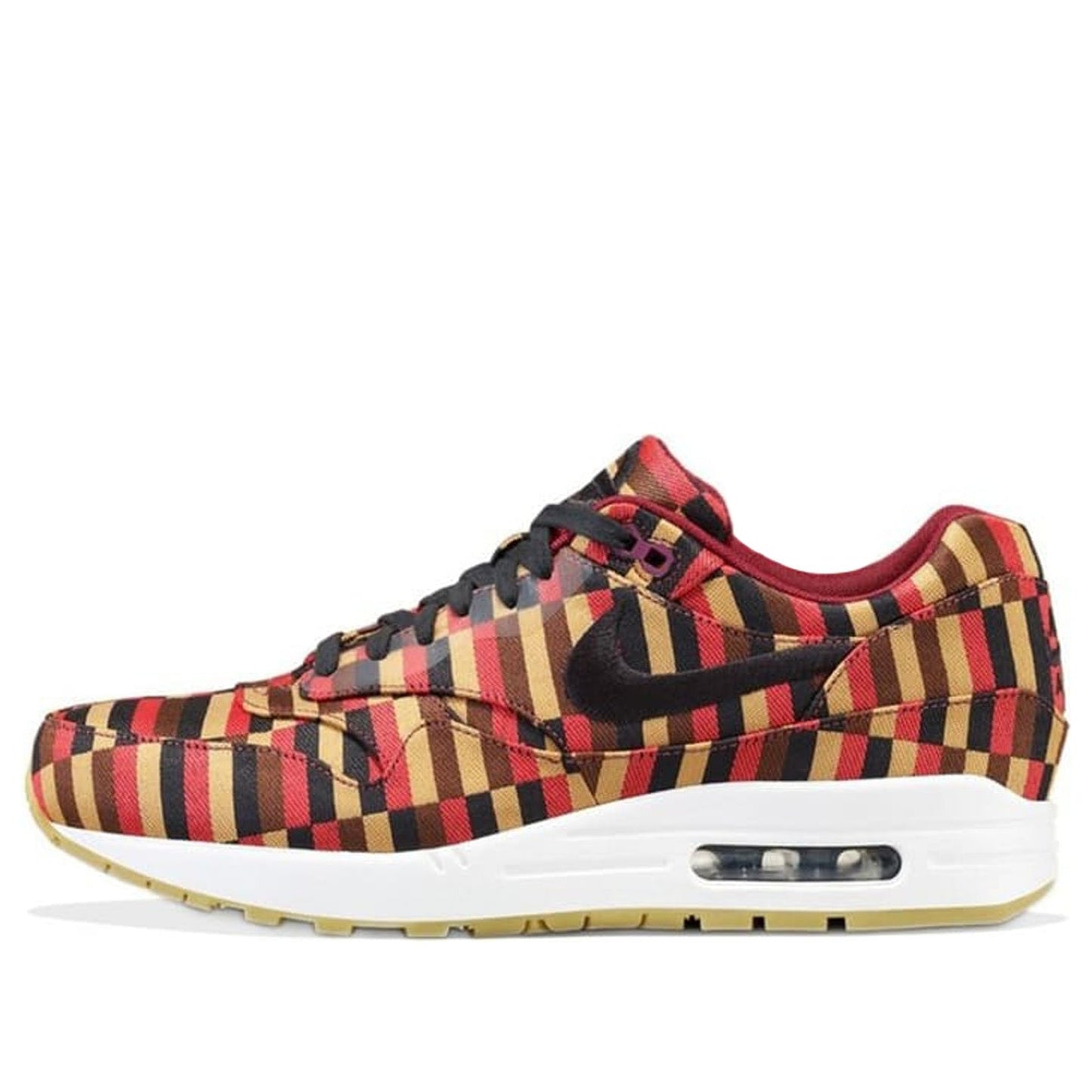 Nike London Underground x Air Max 1 Woven SP 'Roundel' White/Black/Pomagranate 651321-106 KICKSOVER