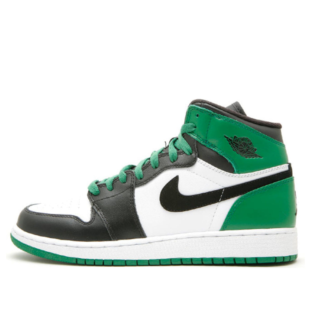 Air Jordan 1 High Retro GS 'Boston Celtics' White/Black-Varsity Green 332558-101
