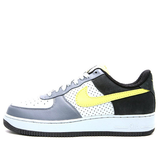 Nike Air Force 1 Low Premium 'Wildwood' Flint Grey/Sonic Yellow-Black 318775-071 KICKSOVER