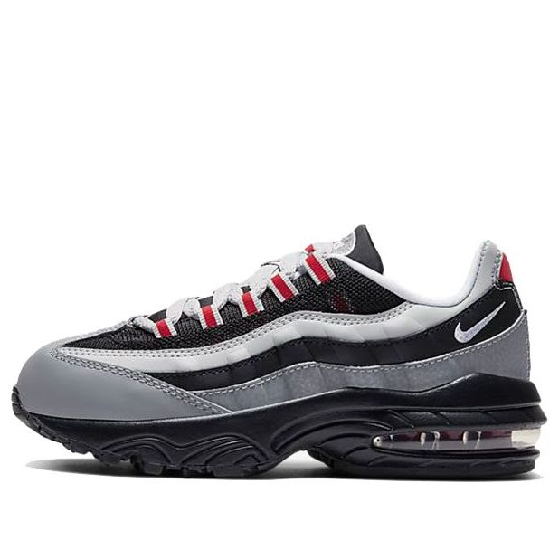 Nike Air Max 95 PS 'Particle Grey Red' Particle Grey/Black/White/Grey Fog/University Red 905461-036 sneakmarks