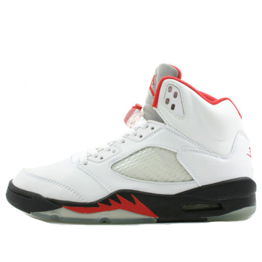 Air Jordan 5 Retro 'Fire Red' 2000 White/Black-Fire Red 136027-101