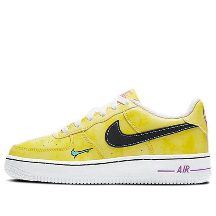 Air Force 1 Low GS 'Peace, Love, and Basketball' Speed Yellow/Black/Laser Blue DC7299-700 KICKSOVER