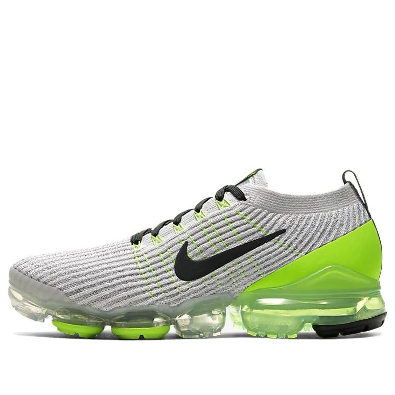 Nike Air VaporMax Flyknit 3 'Electric Green' Vast Grey/Electric Green/White/Off Noir AJ6900-011 KICKSOVER