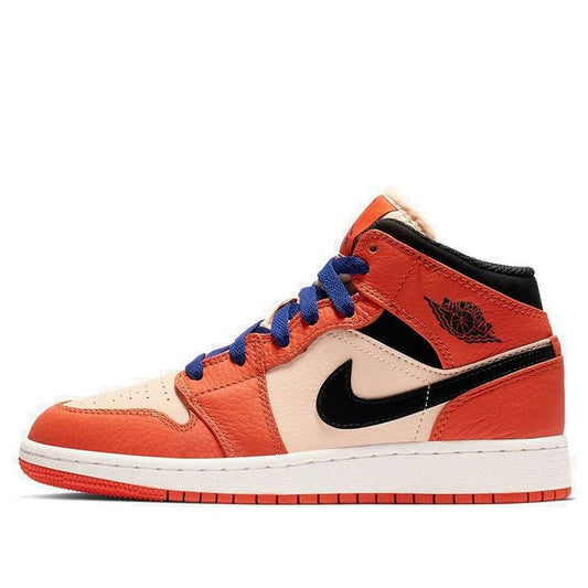 Air Jordan 1 Mid SE GS Team Orange BQ6931-800