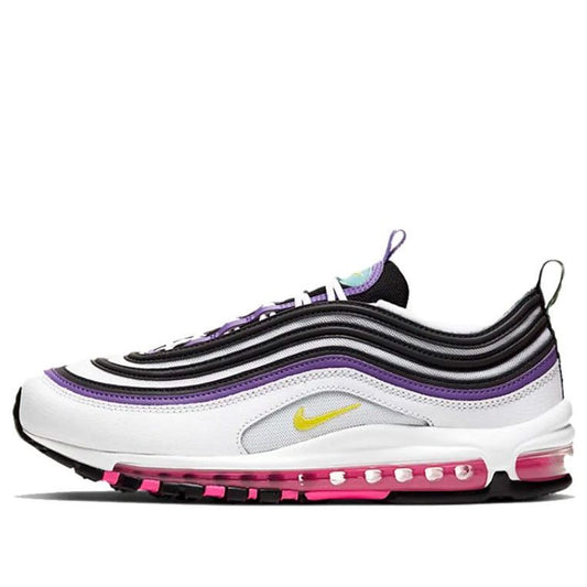 Nike Air Max 97 White Dynamic Yellow Violet 921826-106 KICKSOVER